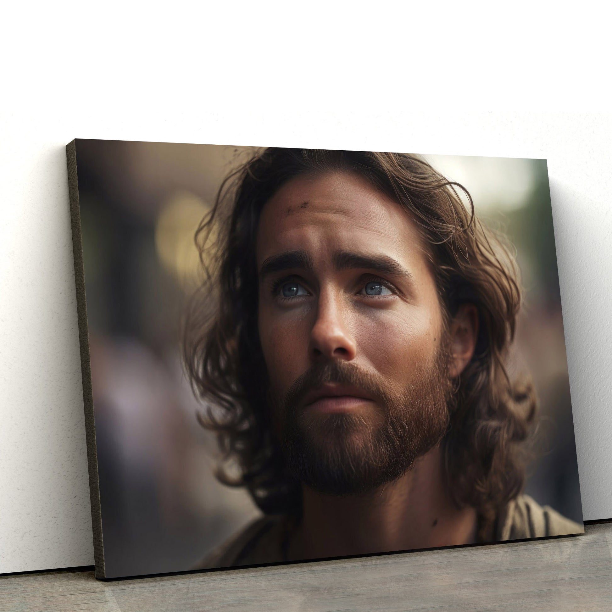 Jesus Portrait Human King Jesus Bible Art - Canvas Pictures - Jesus Canvas Art - Christian Wall Art