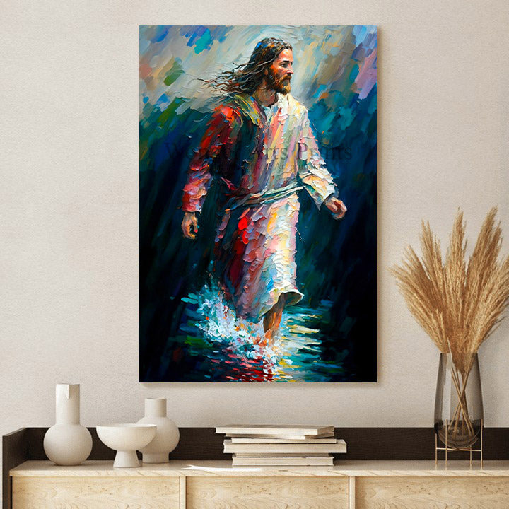 Jesus Portrait Jesus Picture Jesus Christ LDS Art Christian - Jesus Canvas Art - Christian Wall Canvas
