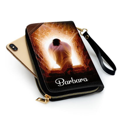 Jesus Proverbs 35 Trust In The Lord With All Your Heart Spiritual Gift Faith For Women Clutch Purse For Women - Personalized Name