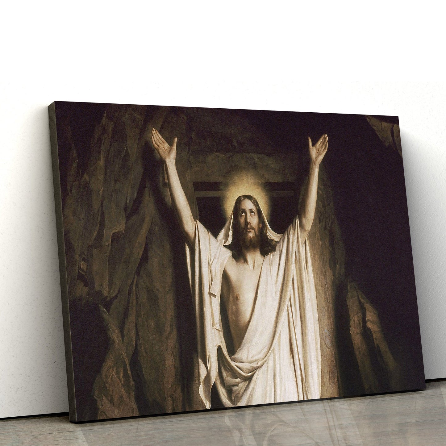 Jesus Resurrection - Jesus Canvas Wall Art - Christian Wall Art