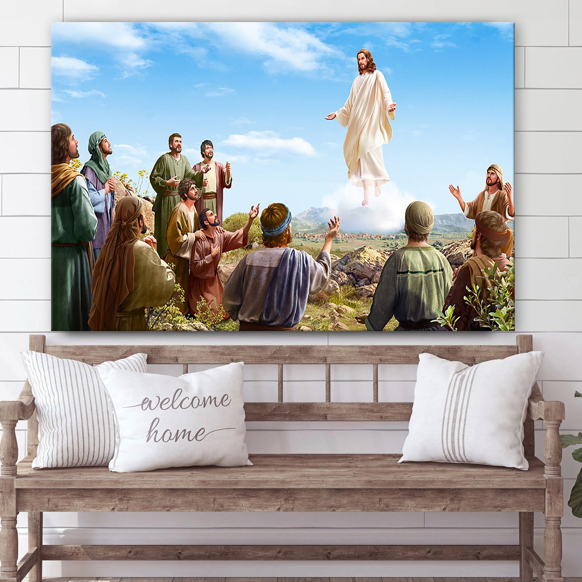 Jesus Returns Canvas Pictures - Jesus Christ Canvas Art - Christian Wall Canvas