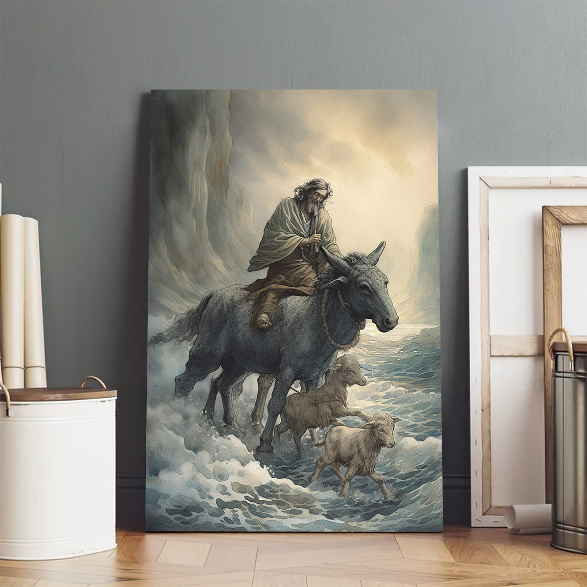 Jesus Riding A Horse 1 - Canvas Picture - Jesus Christ Canvas - Christian Wall Art