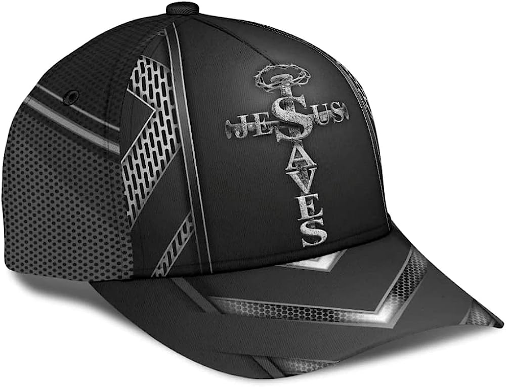 Jesus Save Cross Nail Classic Hat All Over Print - Christian Hats for Men and Women