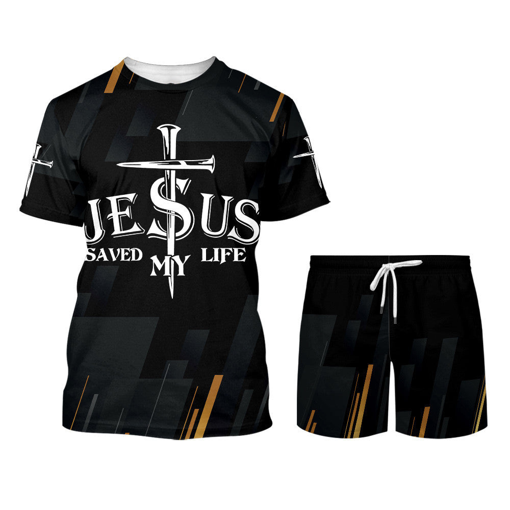 Jesus Saved My Life 3d Shirts - Christian T Shirts For Men And Women