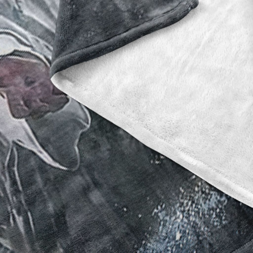 Jesus Saved My Life Fleece Blanket - Christian Blanket - Bible Verse Blanket