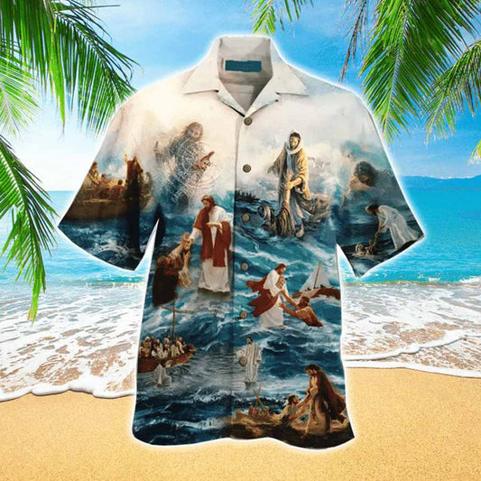 Jesus Saved My Life Jesus Hawaiian Shirt - Christian Hawaiian Shirt For Men And Women