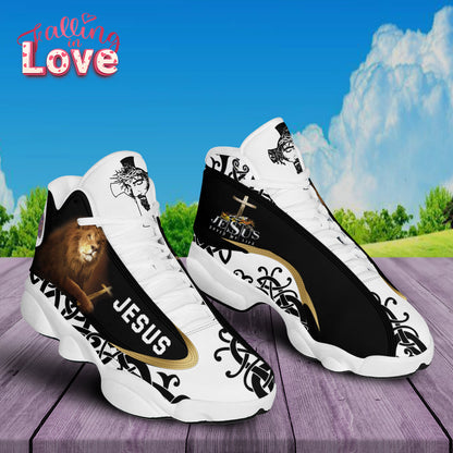 Jesus Saved My Life Lion Of Judah Basketball Shoes For Men Women - Gift For Jesus Lovers - Christian Shoes