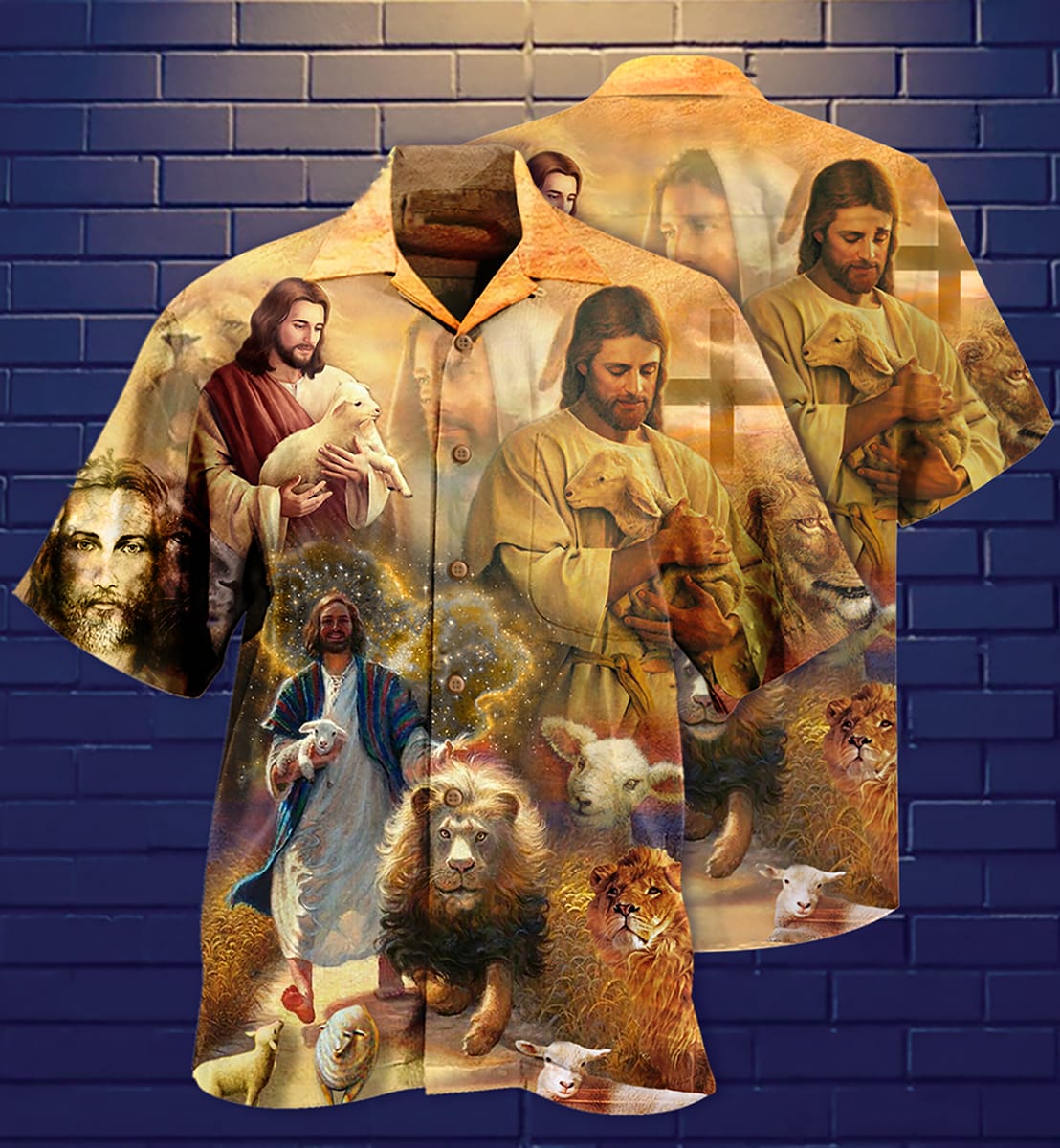 Jesus Saves Animals And Loves Animals Hawaiian Shirt - Christian Hawaiian Shirts For Men & Women