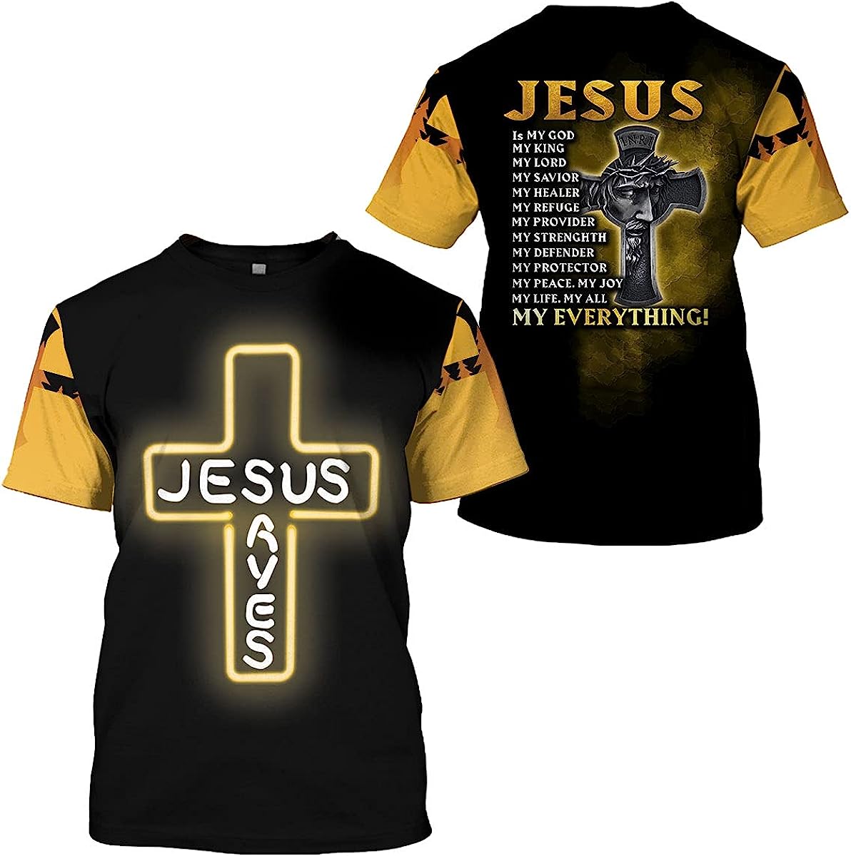 Jesus Saves Jesus Is My God My Kingjesus Is My God My King All Over Printed 3D T Shirt - Christian Shirts for Men Women