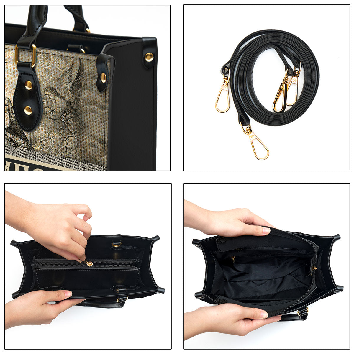 Jesus Saves Leather Handbag - Religious Gifts For Women - Women Pu Leather Bag