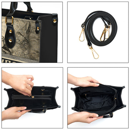 Jesus Saves Leather Handbag - Religious Gifts For Women - Women Pu Leather Bag