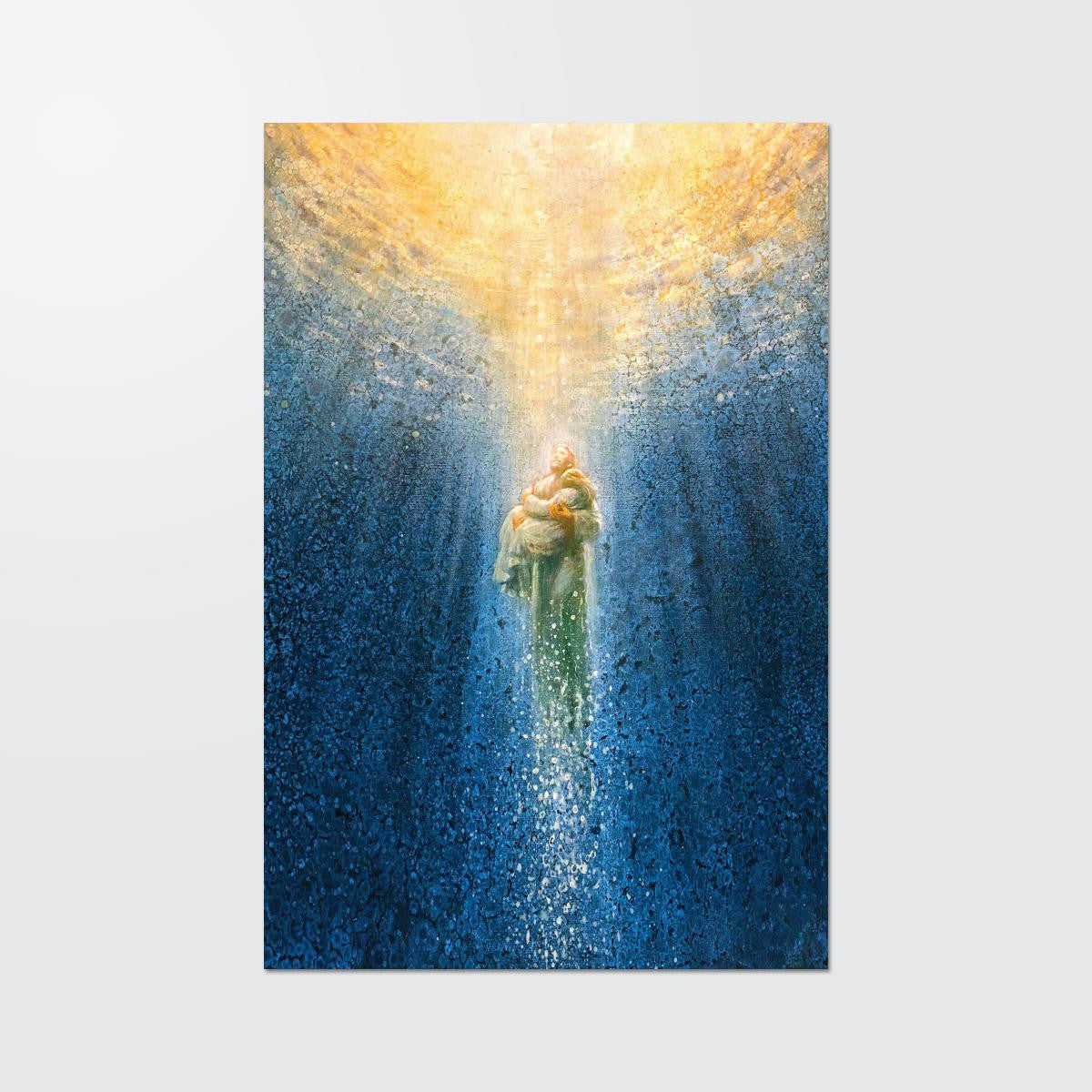 Jesus Saving Me Canvas - Jesus Beach Water Canvas - Jesus Canvas - God Canvas - Christian Wall Art