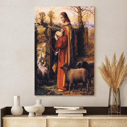 Jesus Shepherd 1 Canvas Picture - Jesus Christ Canvas Art - Christian Wall Canvas