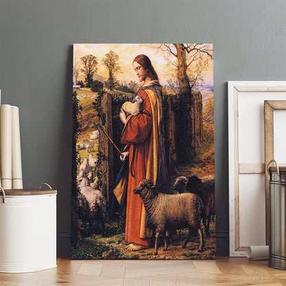 Jesus Shepherd 1 Canvas Picture - Jesus Christ Canvas Art - Christian Wall Canvas