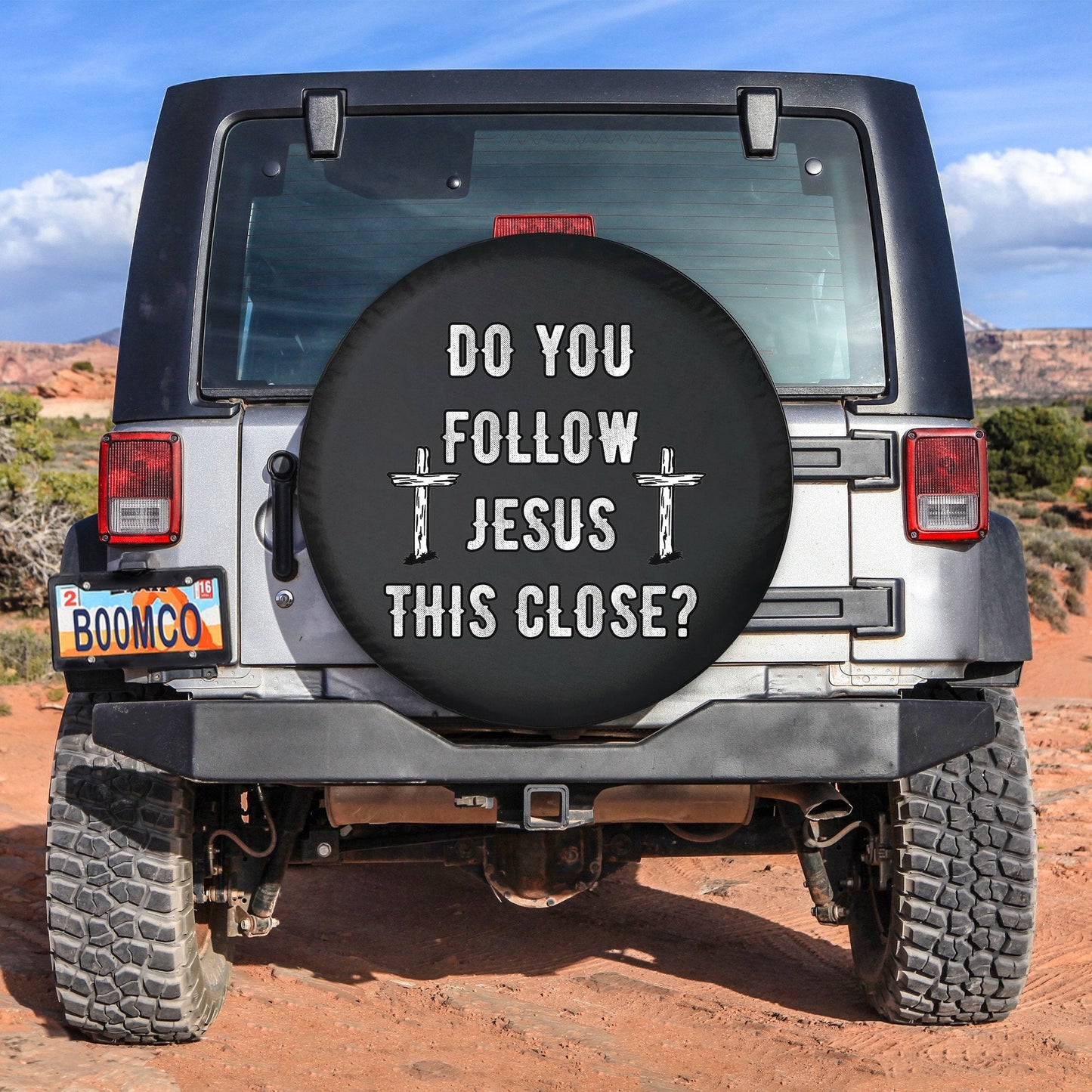 Jesus Spare Tire Cover - Do You Follow Jesus This Close Tire Cover - Gift For Campers