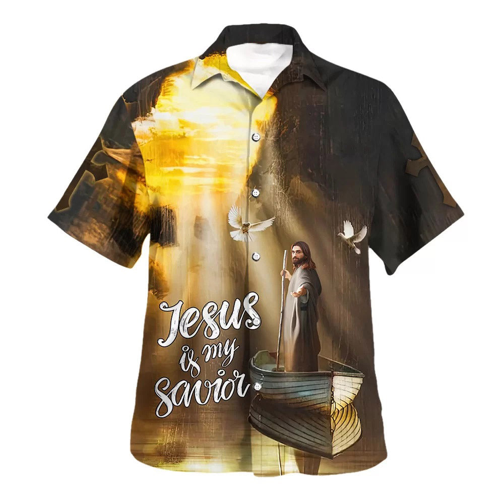 Jesus Take My Hand Jesus Is My Savior Hawaiian Shirts For Men & Women - Christian Hawaiian Shirt - Hawaiian Summer Shirts