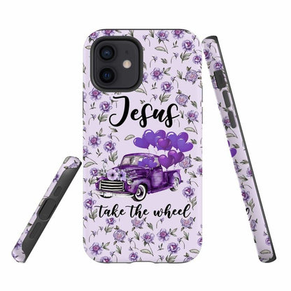 Jesus Take The Wheel Christian Phone Case - Jesus Phone Cases - Inspirational Bible Scripture iPhone Cases