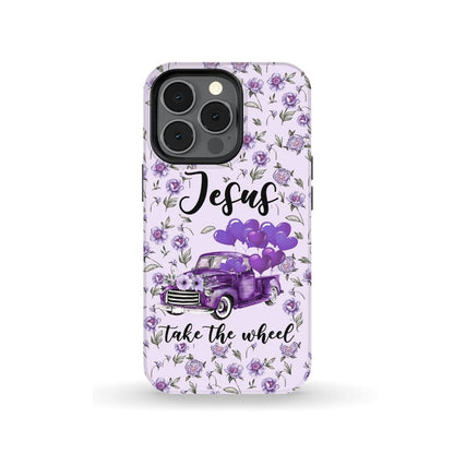 Jesus Take The Wheel Christian Phone Case - Jesus Phone Cases - Inspirational Bible Scripture iPhone Cases