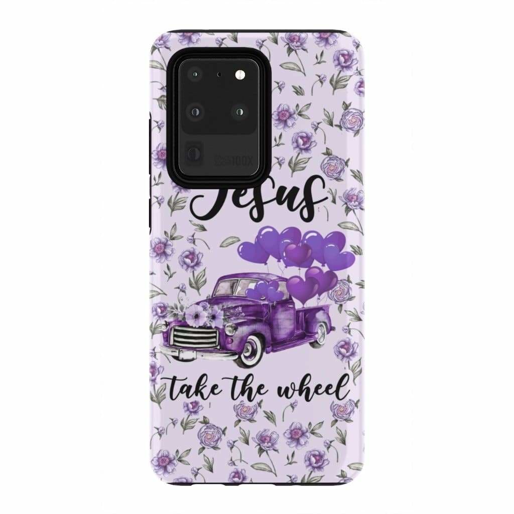 Jesus Take The Wheel Christian Phone Case - Jesus Phone Cases - Inspirational Bible Scripture iPhone Cases