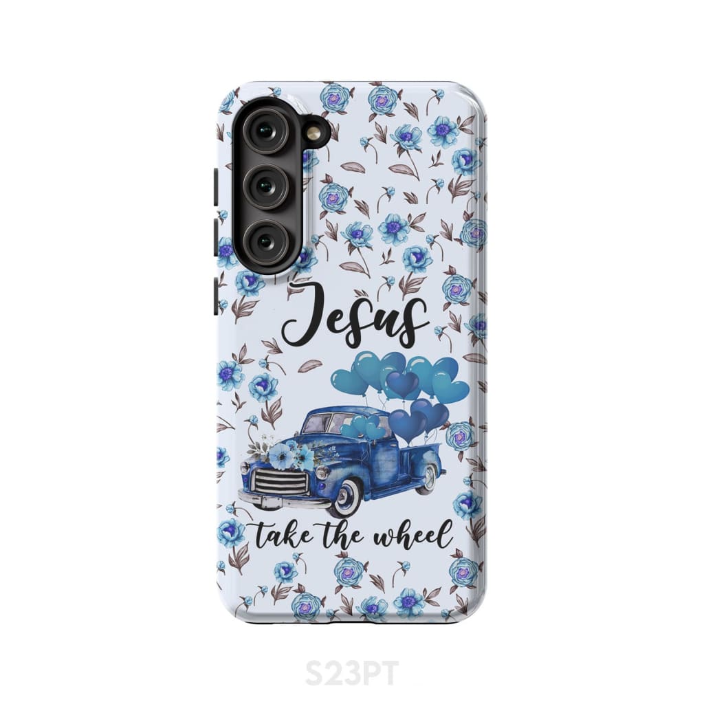 Jesus Take The Wheel Phone Case - Christian Phone Cases - Inspirational Bible Scripture iPhone Cases