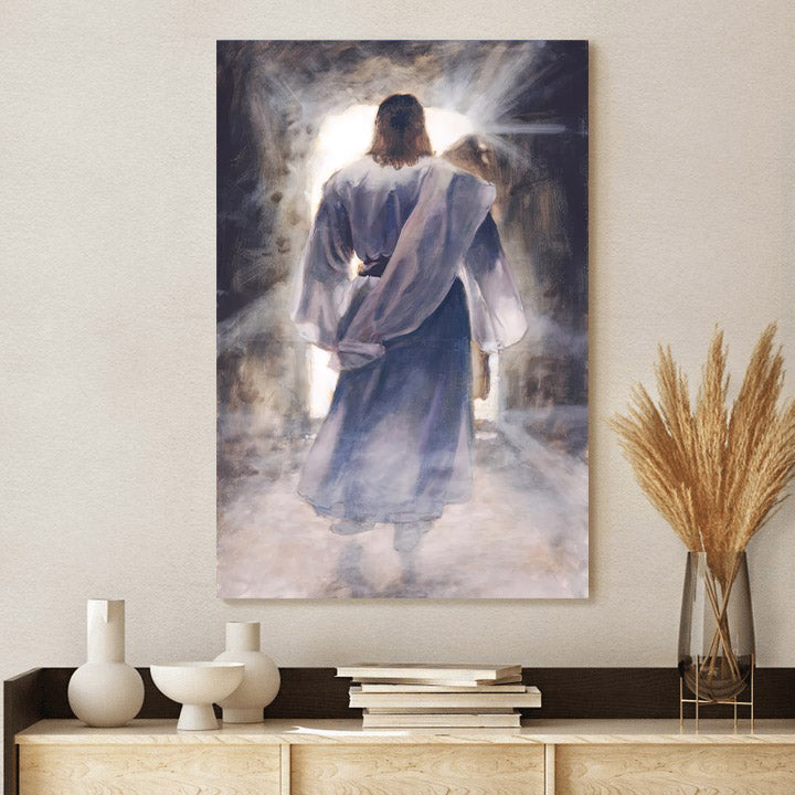 Jesus The First Canvas Pictures - Jesus Painting Canvas - Christian Canvas Wall Art