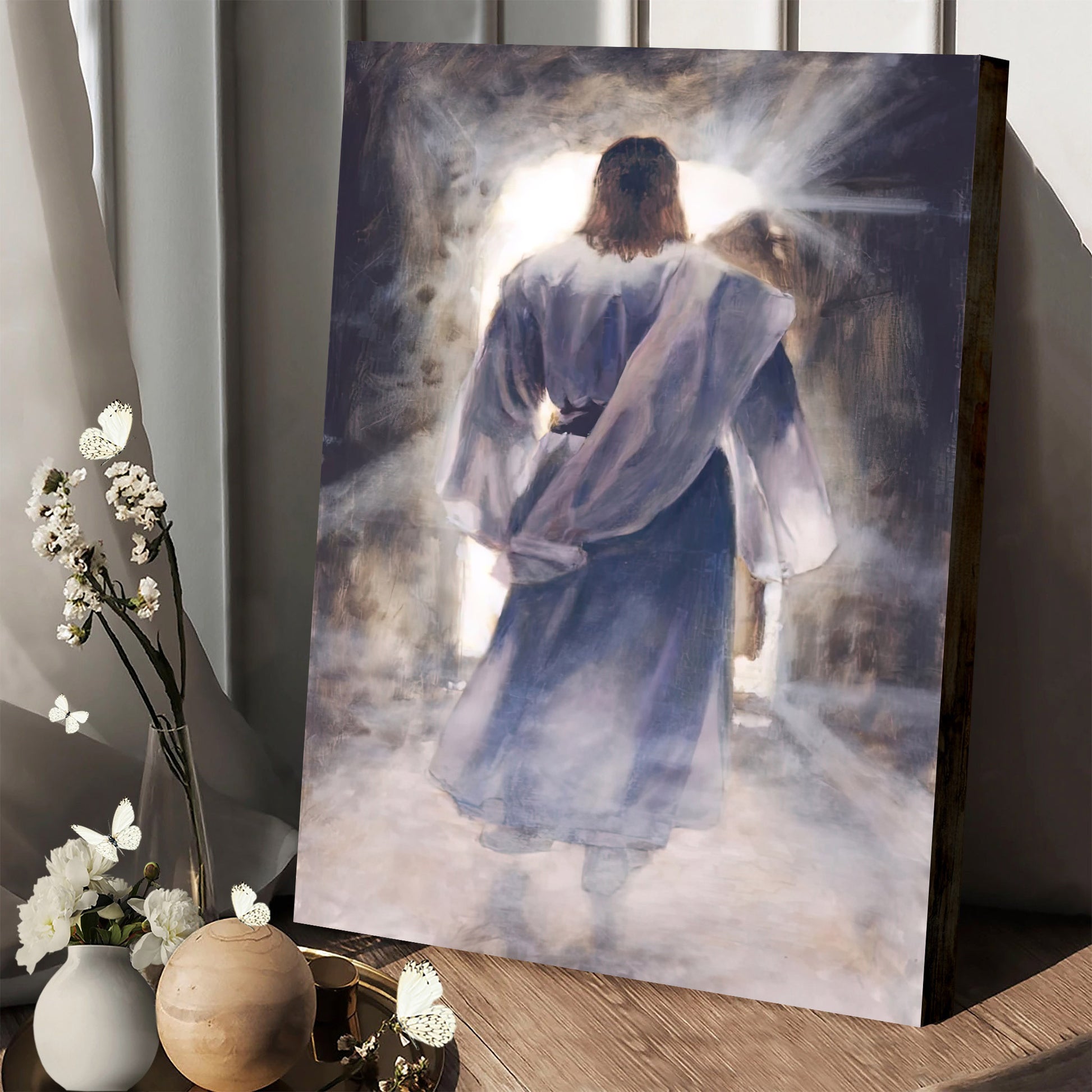 Jesus The First Canvas Pictures - Jesus Painting Canvas - Christian Canvas Wall Art