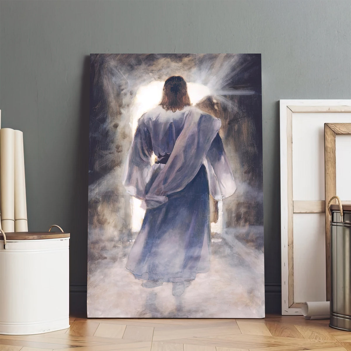 Jesus The First Canvas Pictures - Jesus Painting Canvas - Christian Canvas Wall Art
