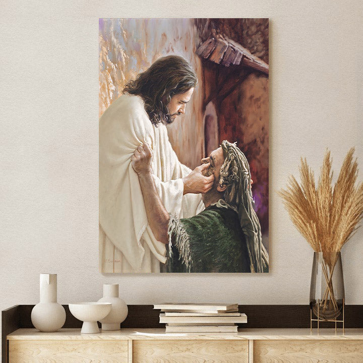 Jesus The Healer Canvas Picture - Jesus Christ Canvas Art - Christian Wall Canvas