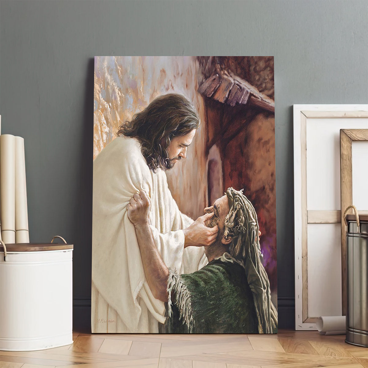 Jesus The Healer Canvas Picture - Jesus Christ Canvas Art - Christian Wall Canvas