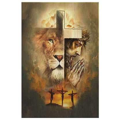Jesus The Lion Of Judah Canvas Art - Bible Verse Canvas - Scripture Wall Art