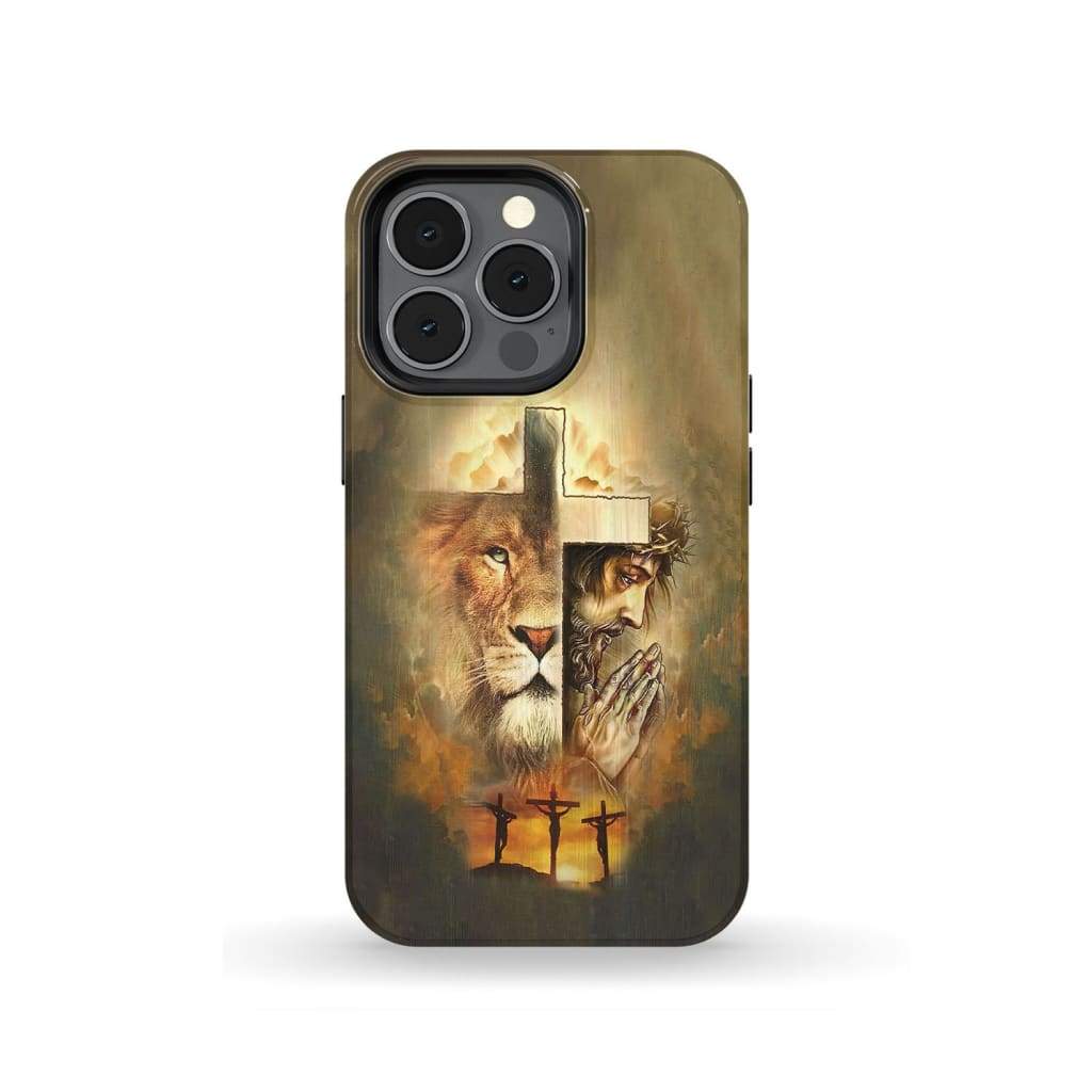 Jesus The Lion Of Judah Phone Case - Inspirational Bible Scripture iPhone Cases