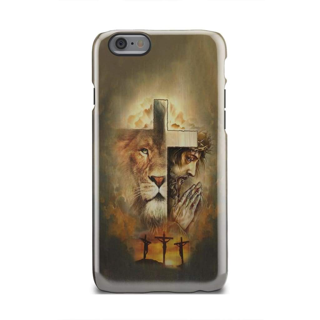 Jesus The Lion Of Judah Phone Case - Inspirational Bible Scripture iPhone Cases