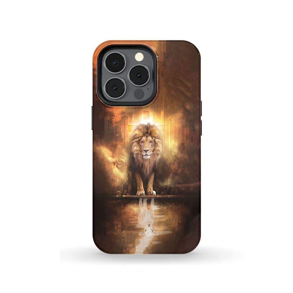 Jesus The Lion The Lamb Phone Case Lion And Lamb Phone Case - Scripture Phone Cases - Iphone Cases Christian