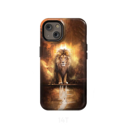 Jesus The Lion The Lamb Phone Case Lion And Lamb Phone Case - Scripture Phone Cases - Iphone Cases Christian