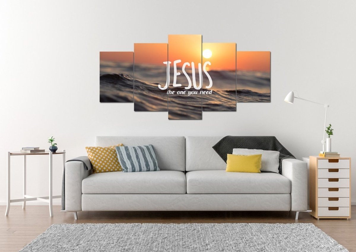 Jesus The One You Need Wall Art Canvas Print - Christian Canvas Wall Art
