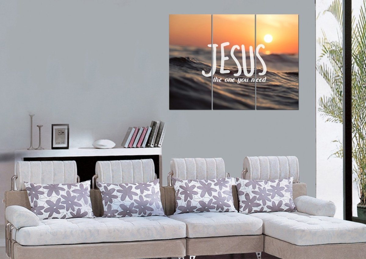 Jesus The One You Need Wall Art Canvas Print - Christian Canvas Wall Art