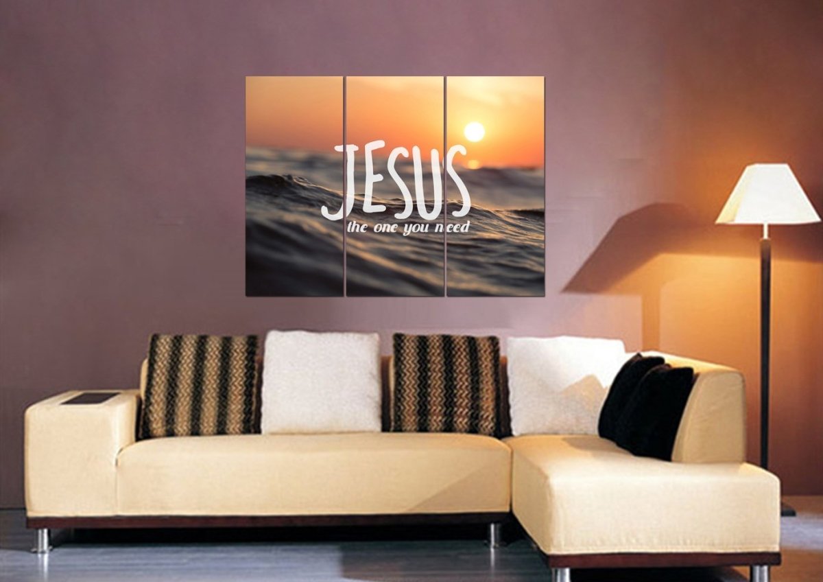 Jesus The One You Need Wall Art Canvas Print - Christian Canvas Wall Art