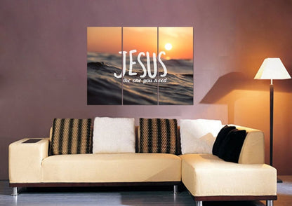 Jesus The One You Need Wall Art Canvas Print - Christian Canvas Wall Art