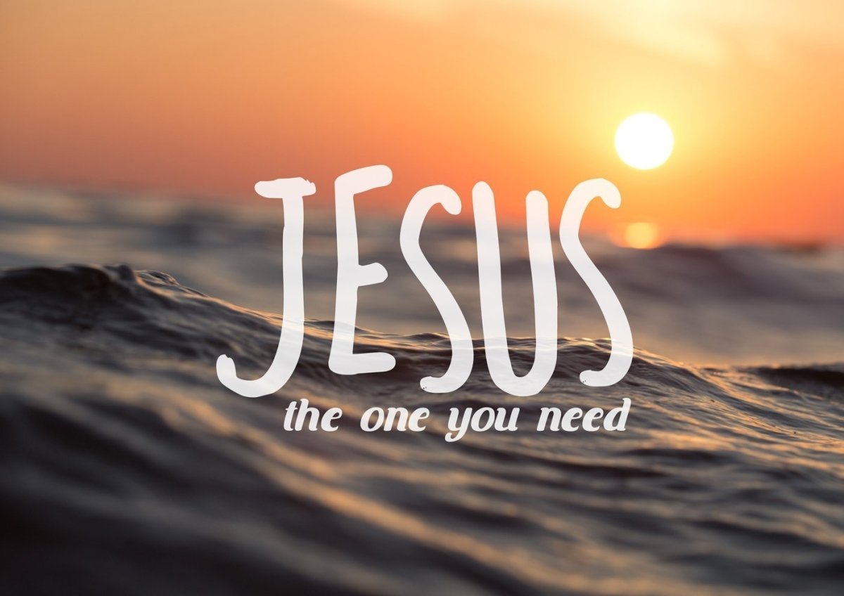 Jesus The One You Need Wall Art Canvas Print - Christian Canvas Wall Art