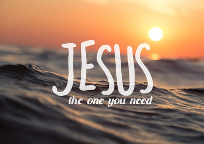 Jesus The One You Need Wall Art Canvas Print - Christian Canvas Wall Art