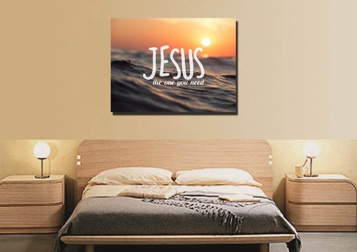 Jesus The One You Need Wall Art Canvas Print - Christian Canvas Wall Art