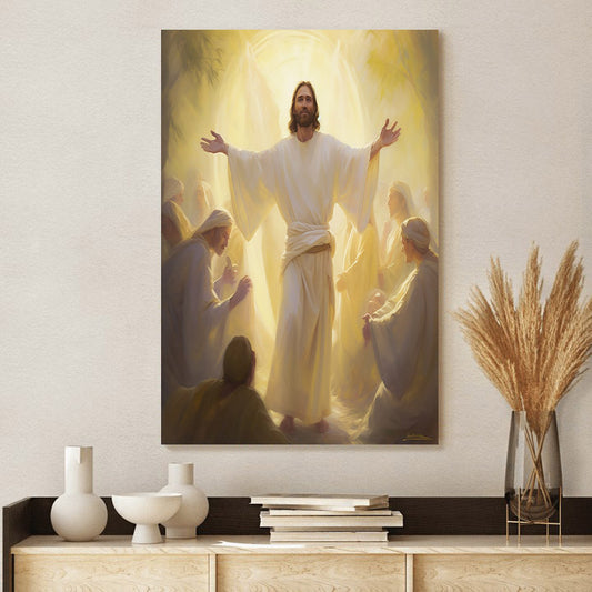 Jesus The Saviour - Canvas Picture - Jesus Christ Canvas - Christian Wall Art