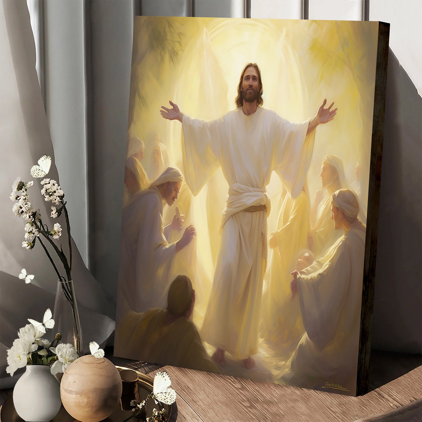 Jesus The Saviour - Canvas Picture - Jesus Christ Canvas - Christian Wall Art