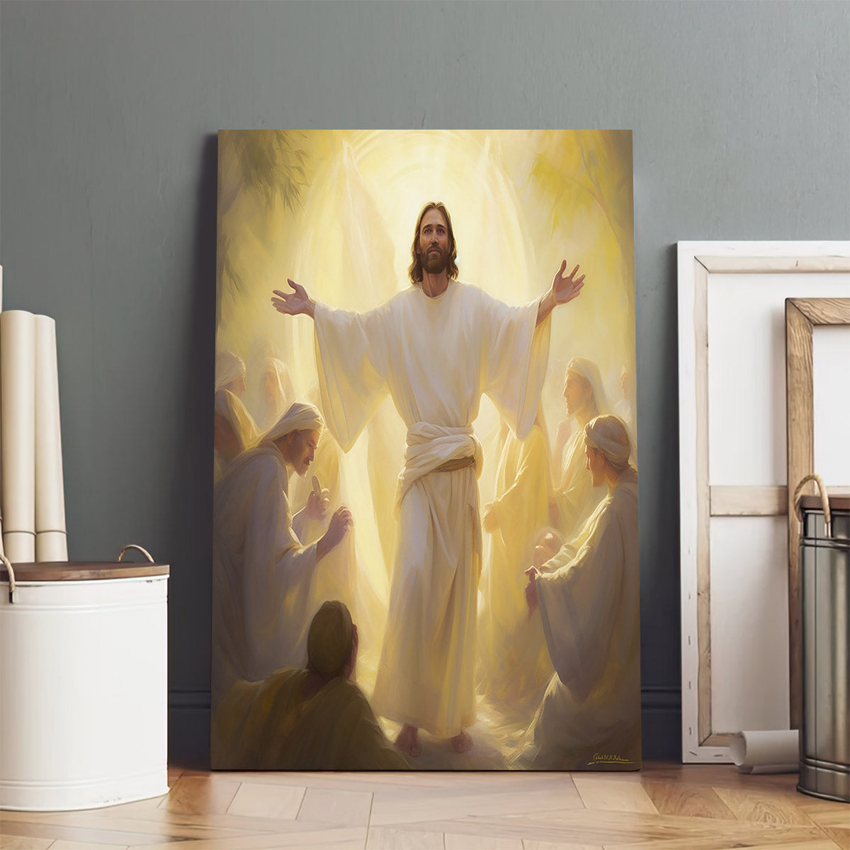 Jesus The Saviour - Canvas Picture - Jesus Christ Canvas - Christian Wall Art
