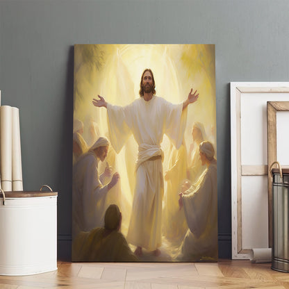 Jesus The Saviour - Canvas Picture - Jesus Christ Canvas - Christian Wall Art