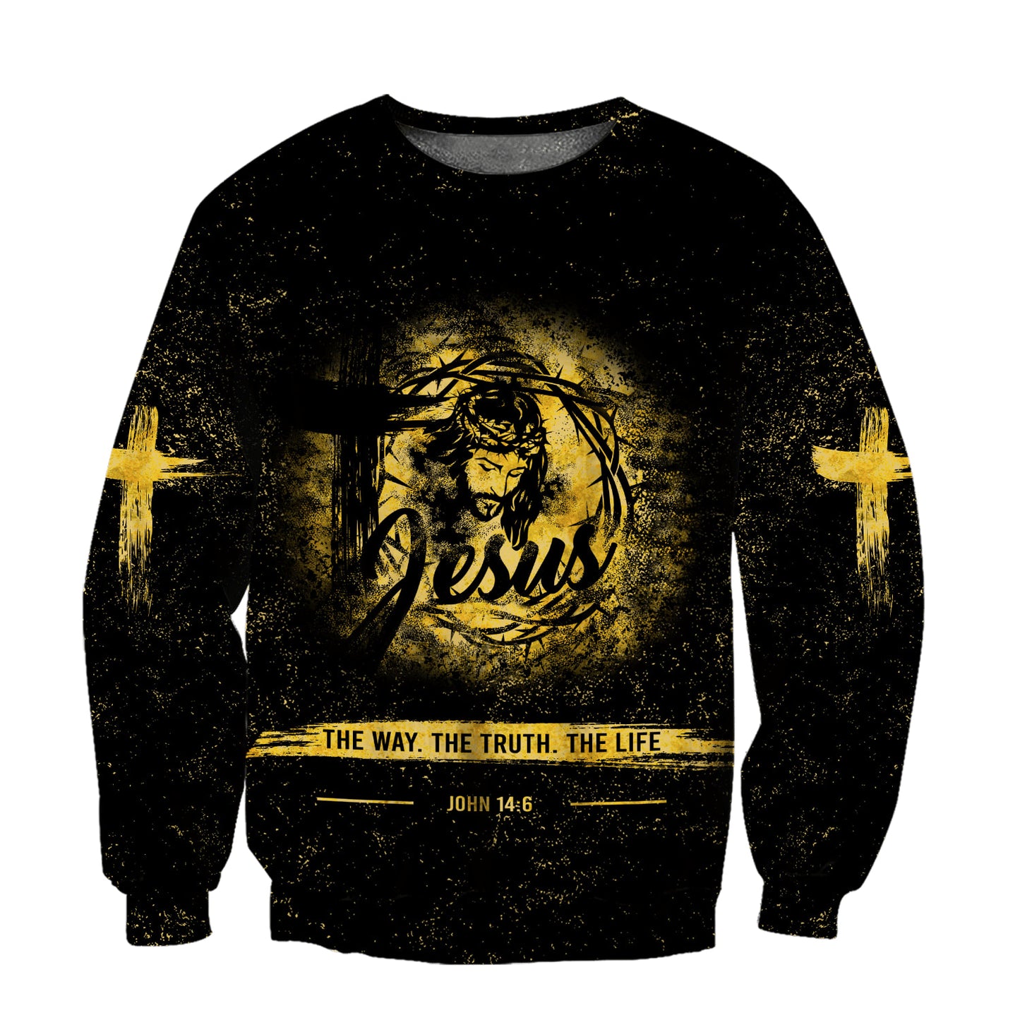 Jesus The Way The Truth The Life Jesus - Christian Sweatshirt For Women & Men