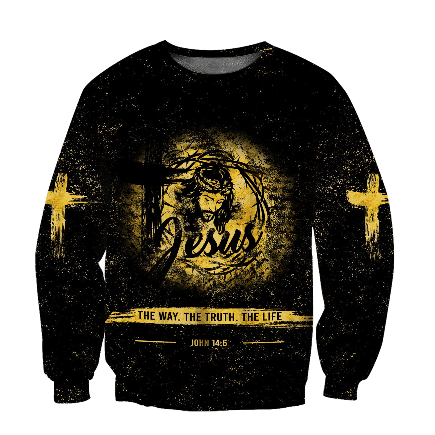 Jesus The Way The Truth The Life Jesus - Christian Sweatshirt For Women & Men