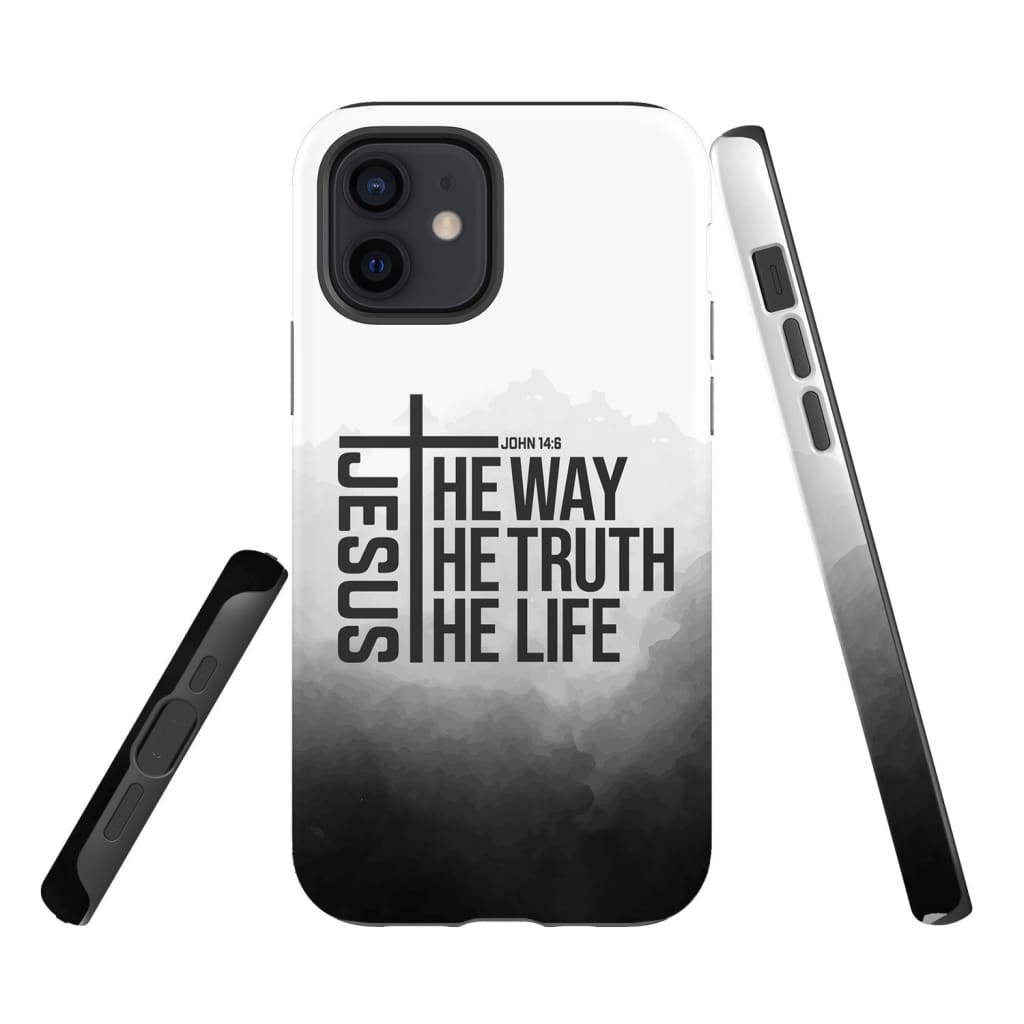 Jesus The Way The Truth The Life Phone Case - Scripture Phone Cases - Iphone Cases Christian