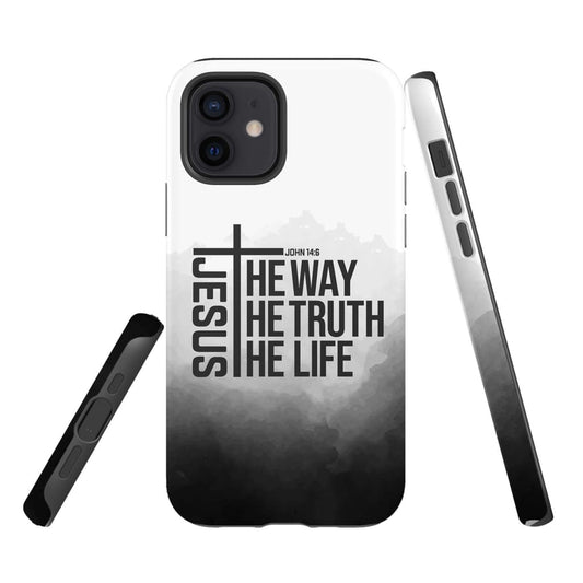 Jesus The Way The Truth The Life Phone Case - Scripture Phone Cases - Iphone Cases Christian