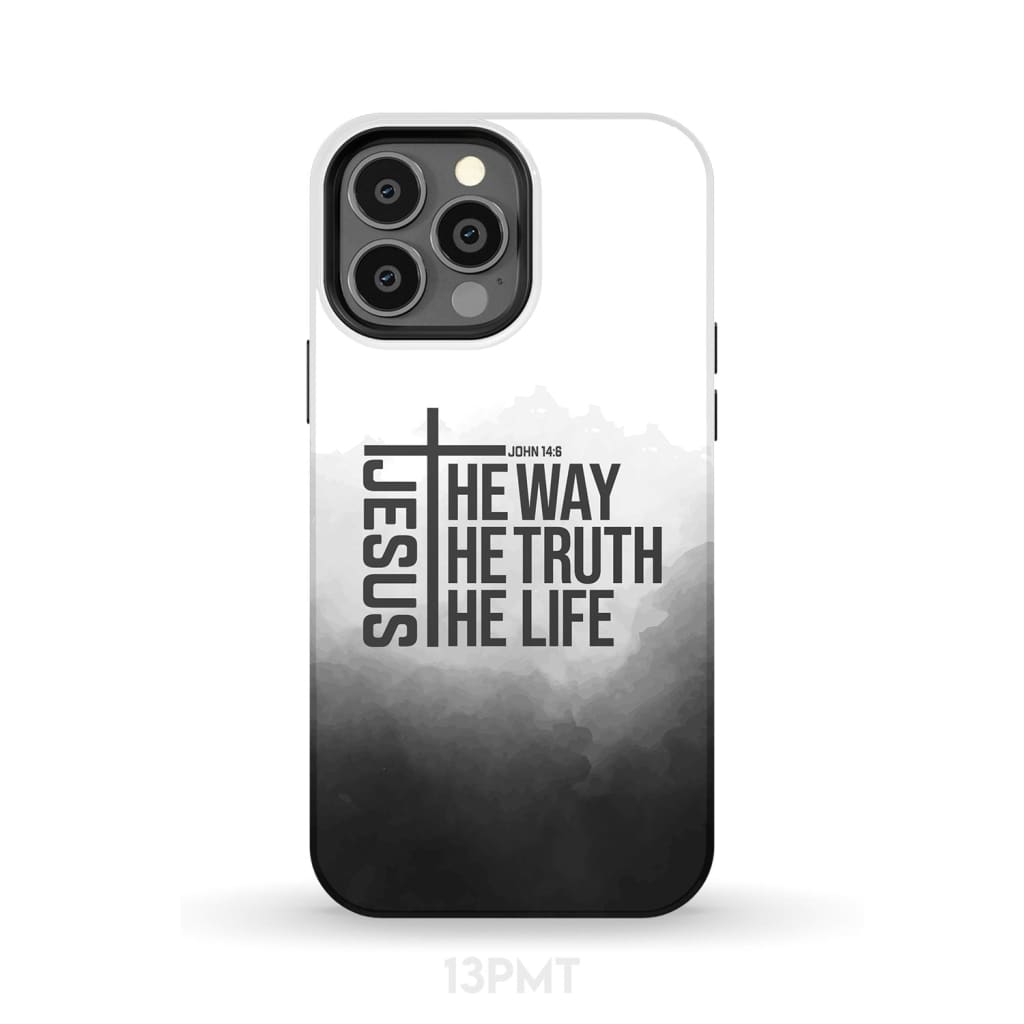 Jesus The Way The Truth The Life Phone Case - Scripture Phone Cases - Iphone Cases Christian